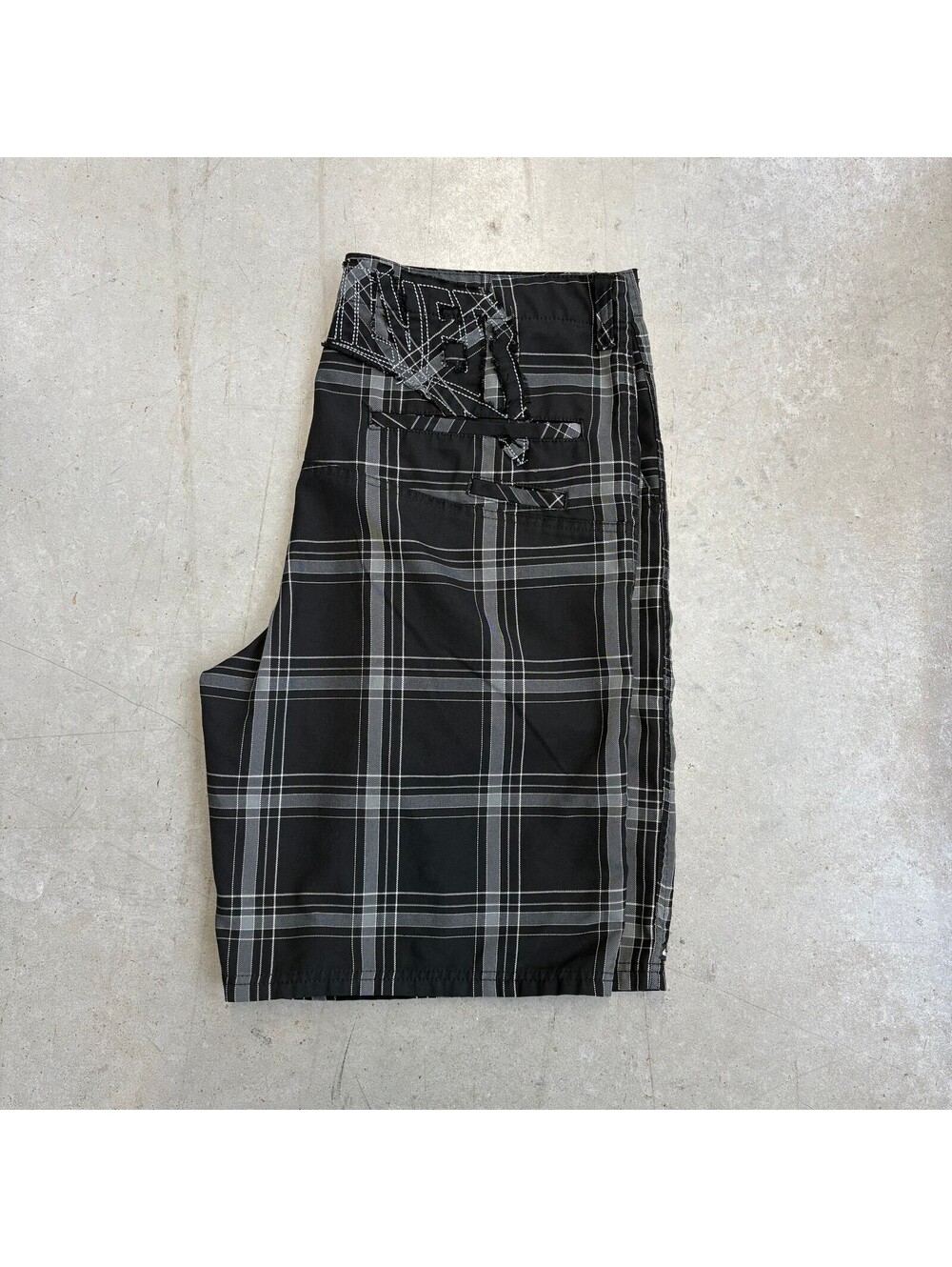 Vintage 2000s Quicksilver Spellout Plaid Shorts Size 38